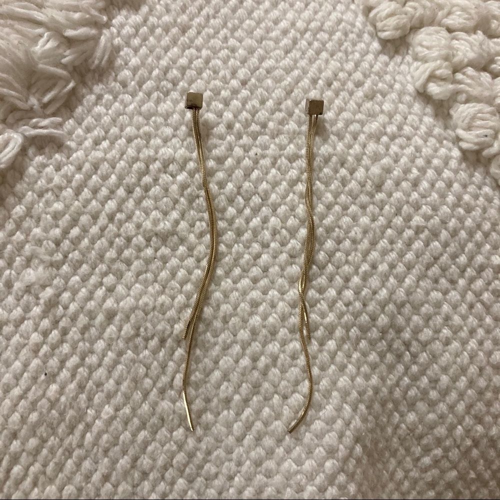Sterling Silver Long Drop Earrings